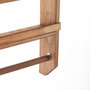 Aberto Design Especiero y Colgador de Toallas de Madera Natural, 48x29x10 cm